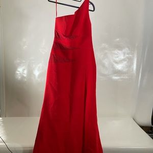 BCBG One Shoulder Red Dress size 8